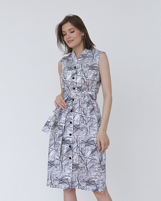 Платье из хлопка ВХ-3082-ИЛ21
